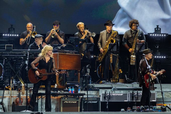 Americký rockový písničkář Bruce Springsteen vystoupil v neděli 15. května v pražských Letňanech.