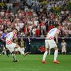 Bruno Petkovič dává gól ve čtvrtfinále MS 2022 Chorvatsko - Brazílie