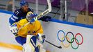 Švédko - Finsko:Henrik Lundqvist -  Leo Komarov