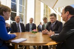 Německo, Francie, Rusko a Ukrajina budou jednat o míru v Donbasu