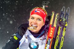 První triumf sezony! Soukalová střílela čistě a ovládla sprint v Östersundu