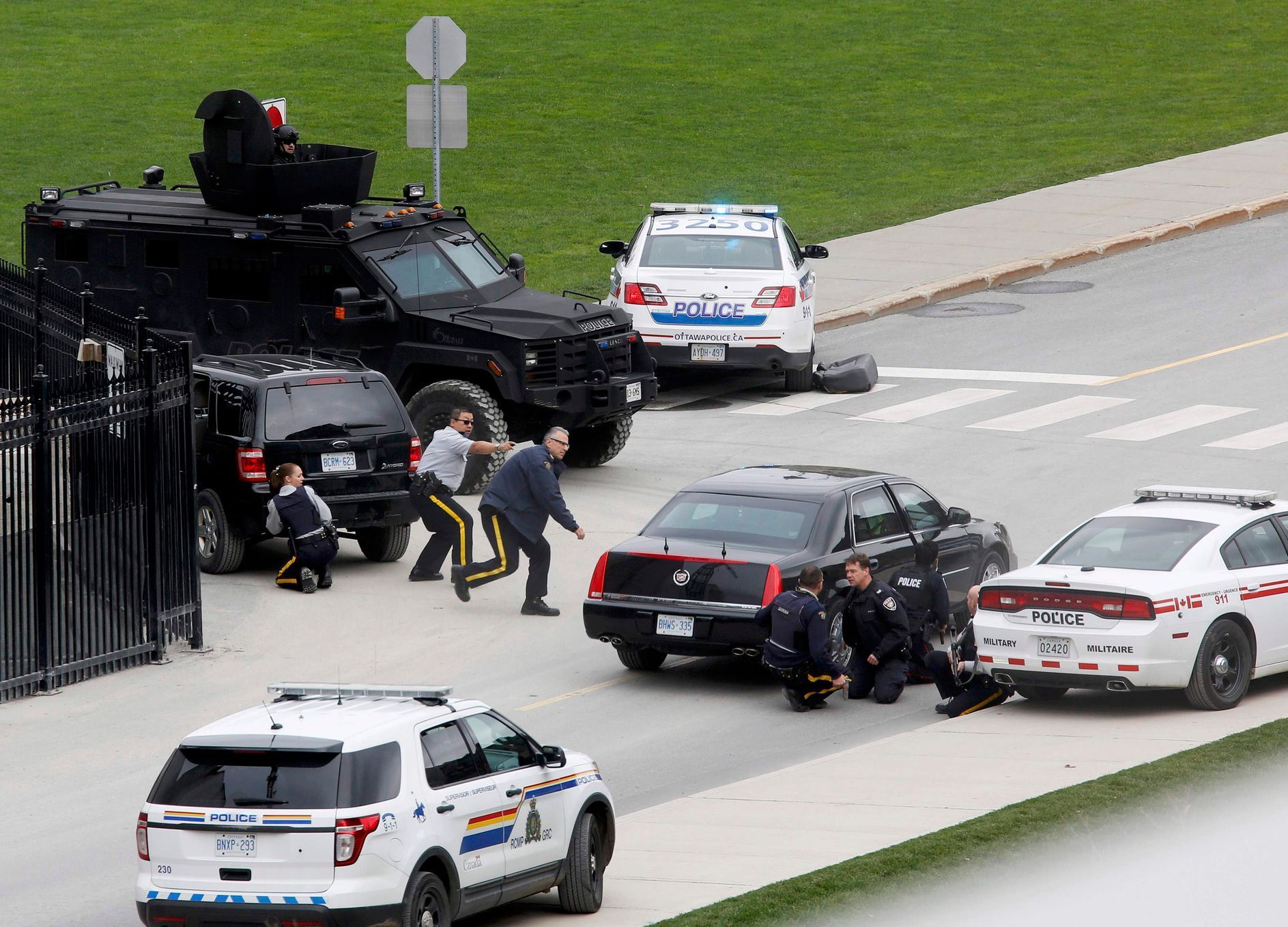 Kanada - Ottawa - parlament - střelba
