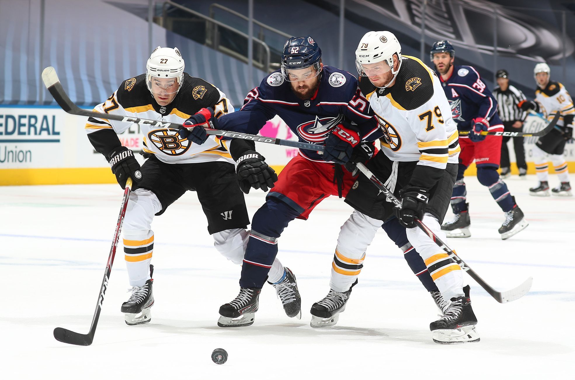 Příprava na restart NHL: Columbus Blue Jackets vs Boston Bruins