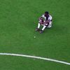 Zklamaný Antonio Rüdiger po zápase MS 2022 Kostarika - Německo