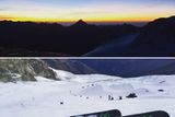 Sjezdařka Klára Křížová se připravuje na sezonu ve švýcarském Saas Fee. "Ranní ptáče," připsala vedle této fotky na Instagram.