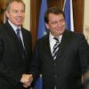 Tony Blair a Jiří Paroubek