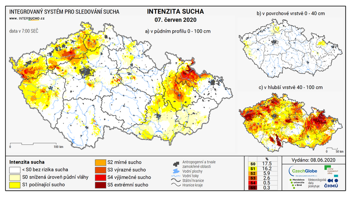 Půdní sucho z Česka načas zmizelo. Beze změn se ale brzy vrátí, varují odborníci