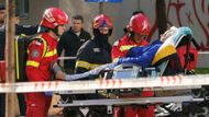 Explosion at an apartment block in Bucharest