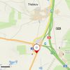 Mapa nehodových míst I/4 Třebkov