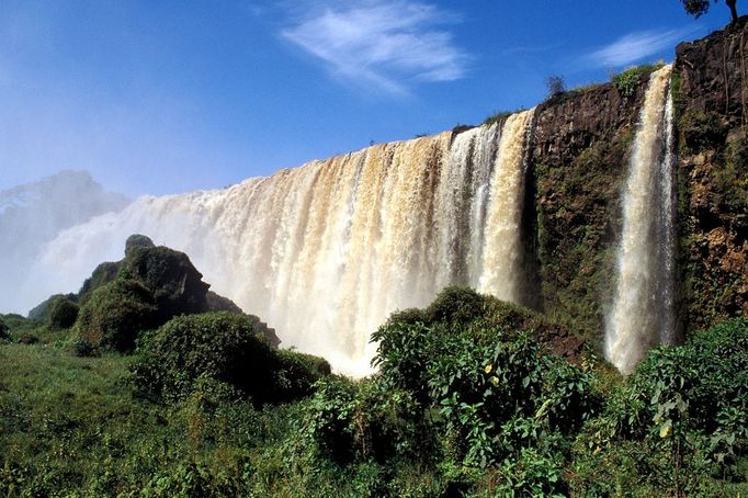 Název : Blue Nile Falls   Místo : Etiopie, Afrika