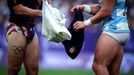 Paris 2024 Olympics - Rugby Sevens - Men's Placing 7-8 - Argentina vs United States of America - Stade de France, Saint-Denis, France - July 27, 2024.   Steve Tomasin of