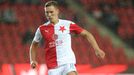 Lukáš Provod v zápase 2. kola F:L Slavia - Příbram