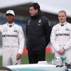 F1 2017: Lewis Hamilton, Toto Wolff a Valtteri Bottas - Mercedes W08 EQ Power+