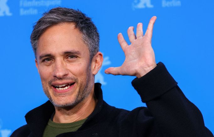 Herec Gael García Bernal na Berlinale.