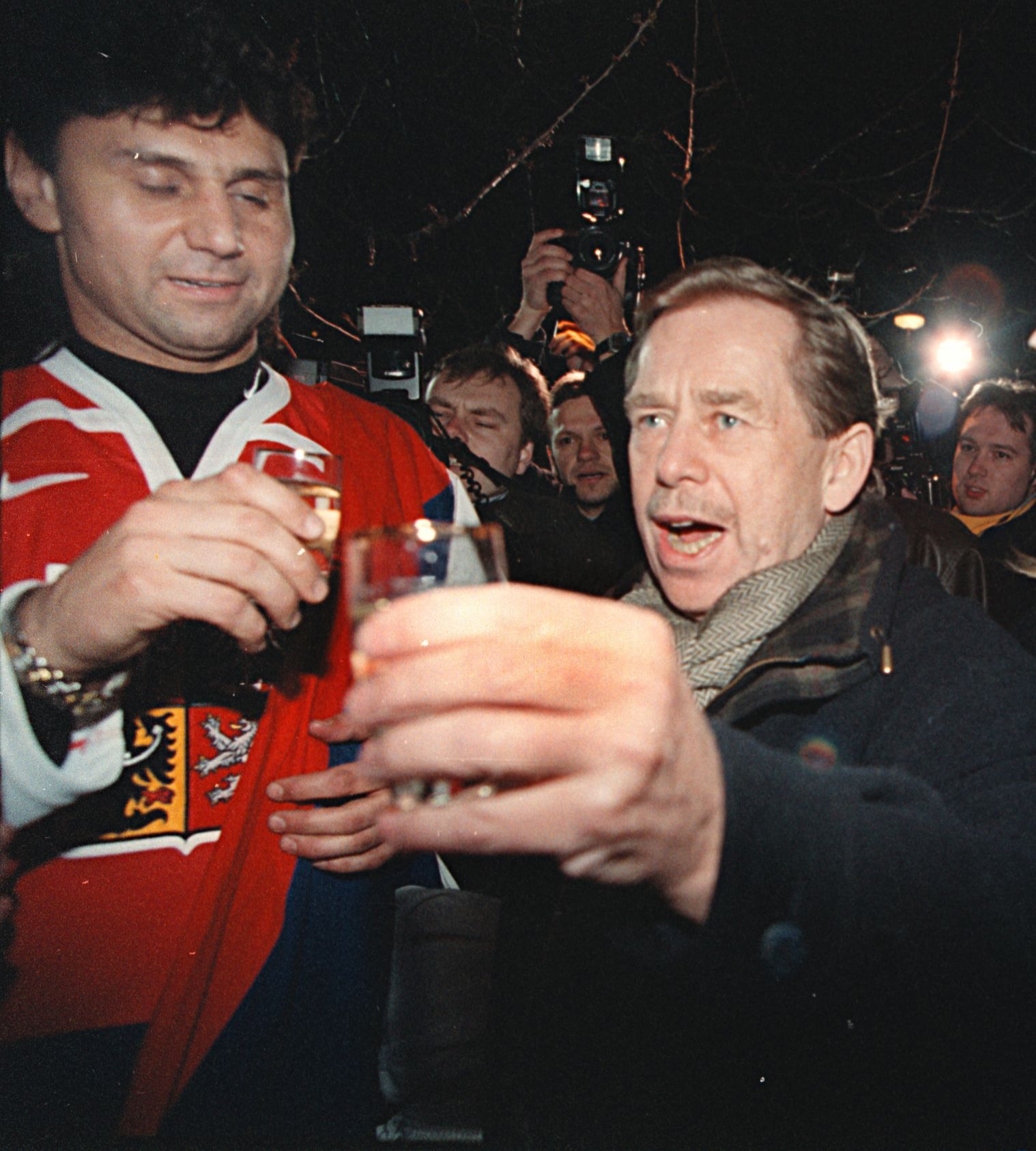 Nagano 1998: Vladimír Růžička a Václav Havel