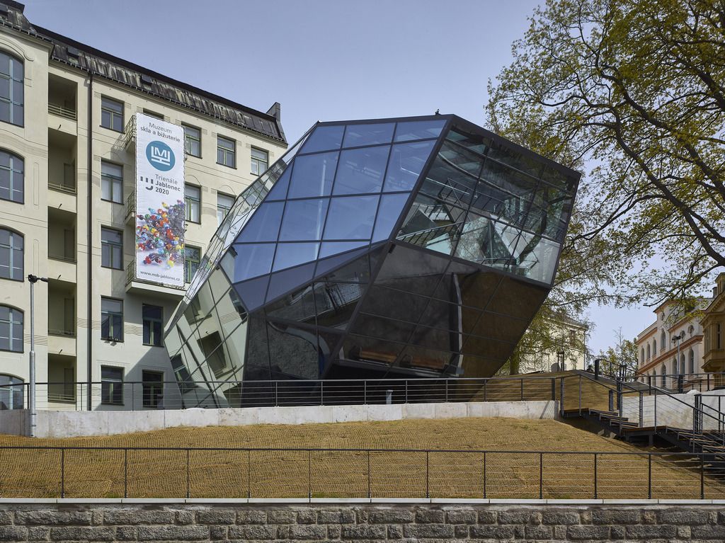 Přístavba budova Muzeum skla a bižuterie Jablonec nad Nisou nominace stavba roku