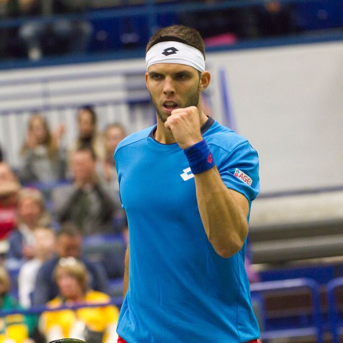 Davis Cup, ČR-Austrálie: Jiří Veselý