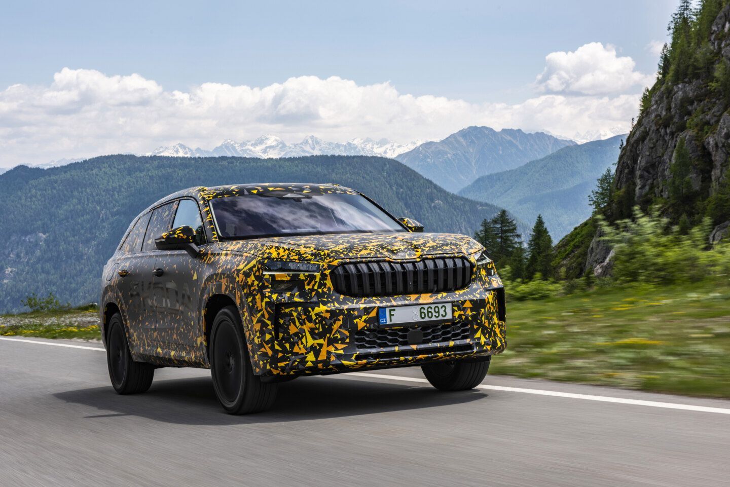 Škoda Kodiaq 2. generace maskování