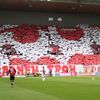 Derby Slavia-Sparta: fanoušci Slavie - choreo
