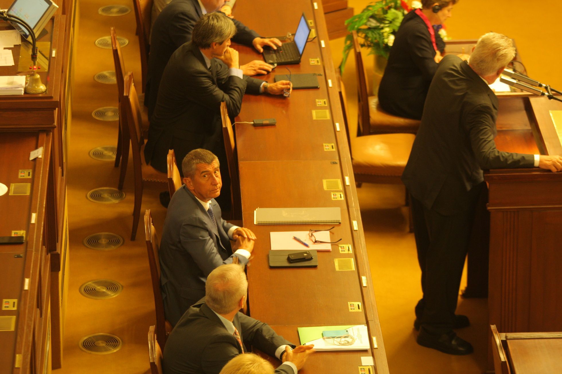 Miloš Zeman v poslanecké sněmovně