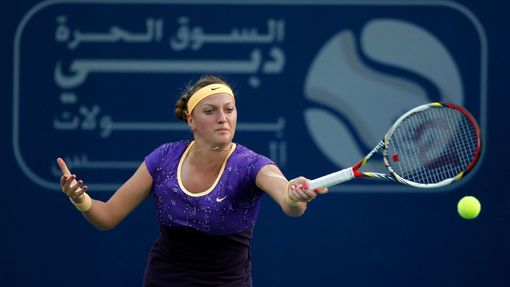 Petra Kvitová na turnaji v Dubaji (2013) - osmifinále