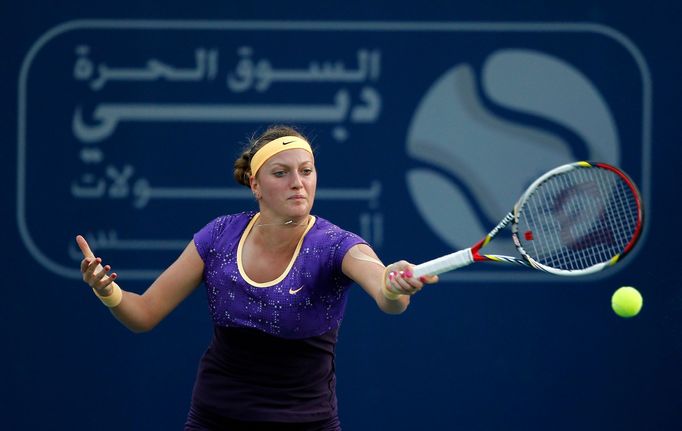 Petra Kvitová na turnaji v Dubaji (2013) - osmifinále