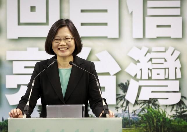 Cchaj Jing-wen, kadidátka opoziční Demokratické pokrokové strany.