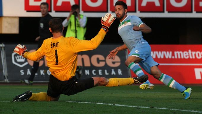 Fotbal, EL, Jablonec - Betis Sevilla: Michal Špit