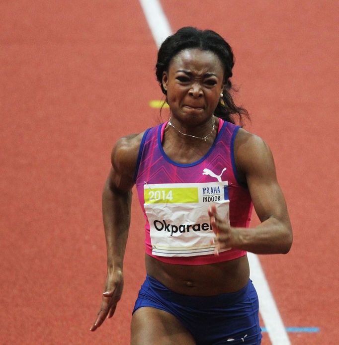 Praha Indoor 2014: Ezinne Okparaebová (60 m)