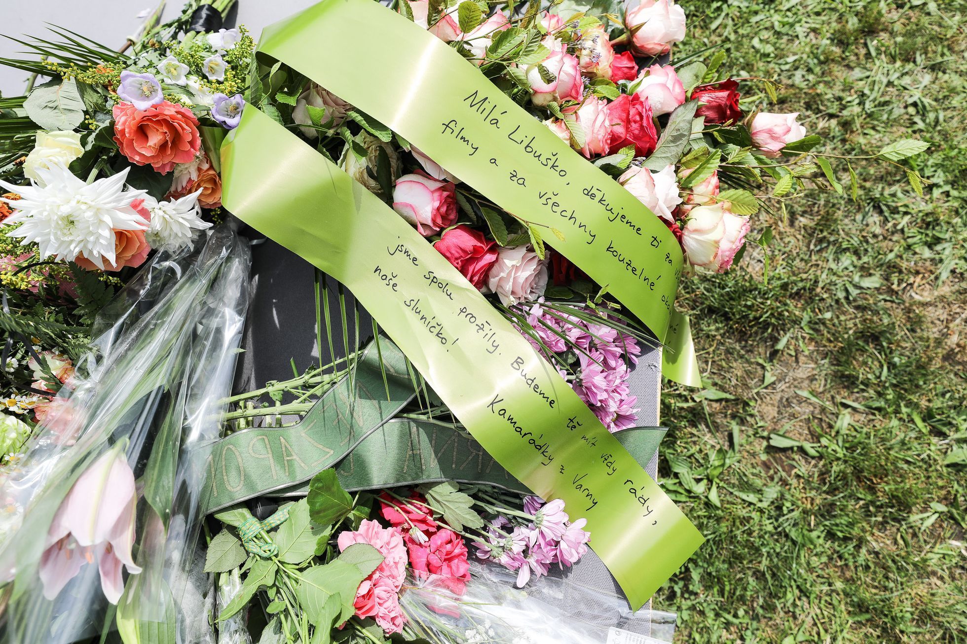 Poslední rozloučení, pohřeb, Libuše Šafrnáková