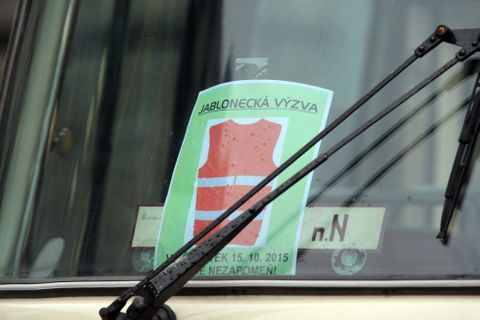 Autobusáci u ministerstva dopravy