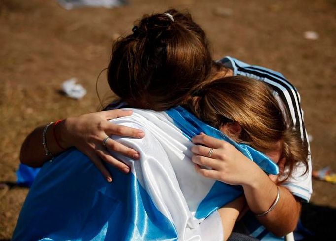 V ulicích Buenos Aires zavládla po skončení zápasu skutečně smuteční nálada