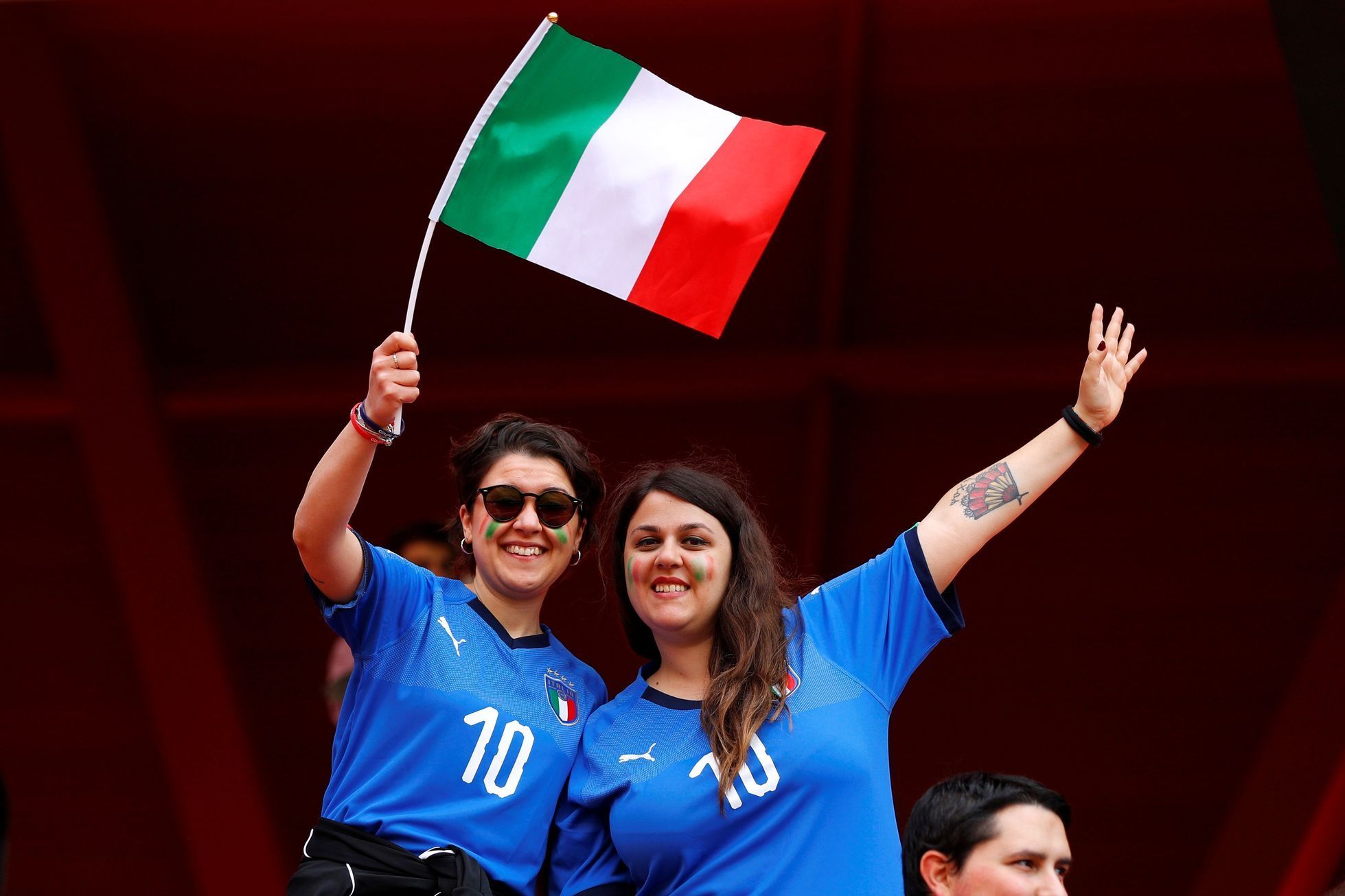 Fanoušci a fanynky na MS ve fotbale žen 2019: Itálie