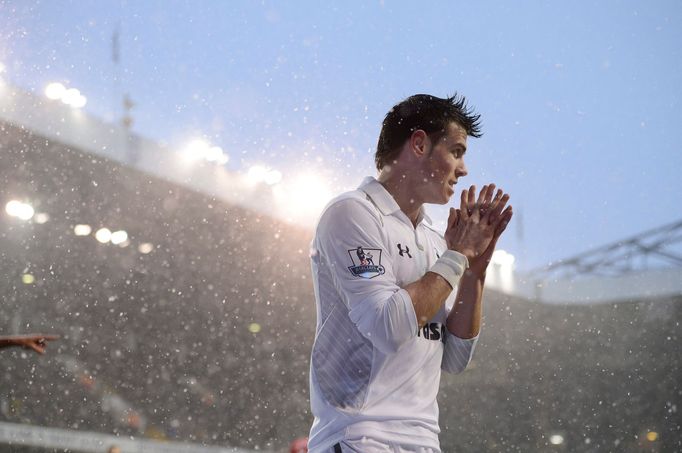 Bale v utkání Tottenham - Manchester United