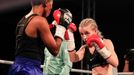 Fabiana Bytyqi v boji o stříbrný pás WBC