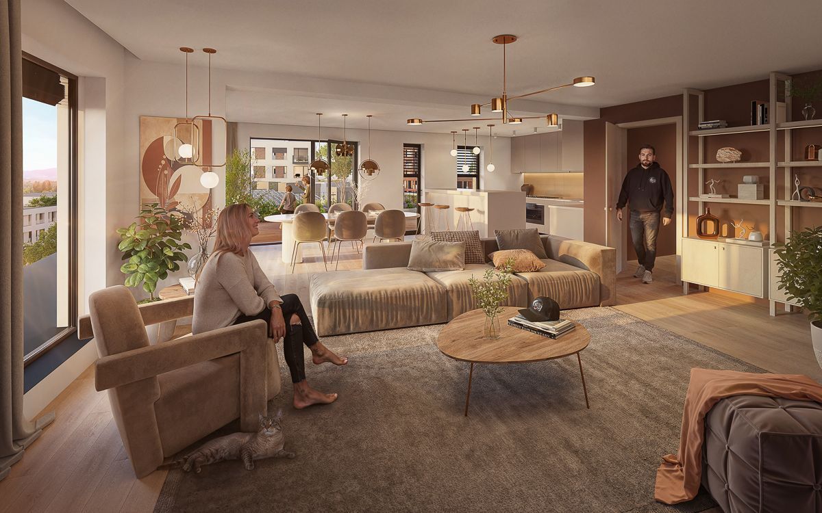 nová kunratická, bydlení, rezidence, byty, Kunratice, Praha, stavba