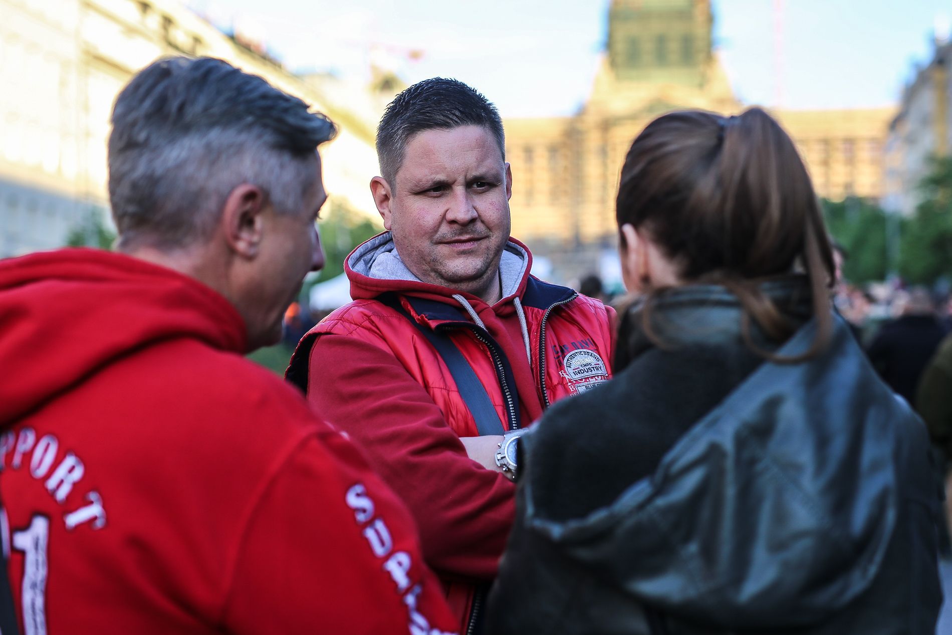 Demonstrace Proč? Proto! na Václavském náměstí proti Babišovi a Zemanovi.