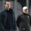 Brian Priske a Jindřich Trpišovský v derby Sparta - Slavia ve 27. kole Fortuna:Ligy