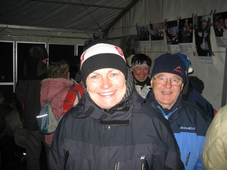 Boží Dar, přivítání Lukáše Bauera