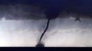 Tornado, waterspout, overlooking the Mediterranean Sea, off the coast of the Côte d'''Azur, France, Europe Přidat do lightboxu Stáhnout náhled Odeslat emailem