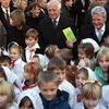 Joachim Gauck na návštěvě v Lidicích