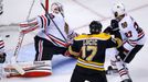 Čtvrtý zápas finále Stanley Cupu: Boston Bruinss - Chicago Blackhawks