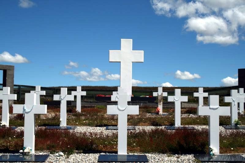 Argentina, Falklandy, hřbitov