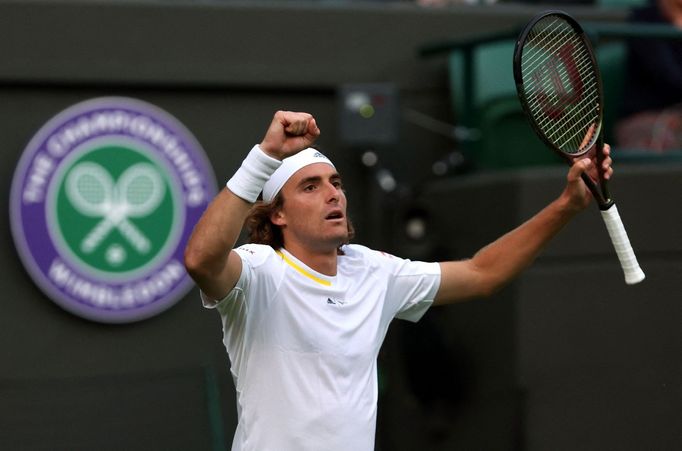 Wimbledon 2022, 2. den (Stefanos Tsitsipas)