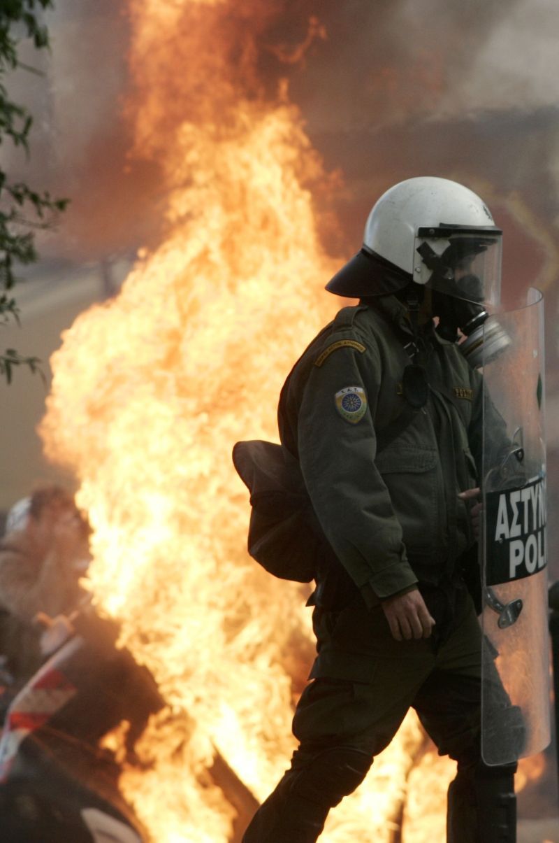 nepokoje v Řecku
