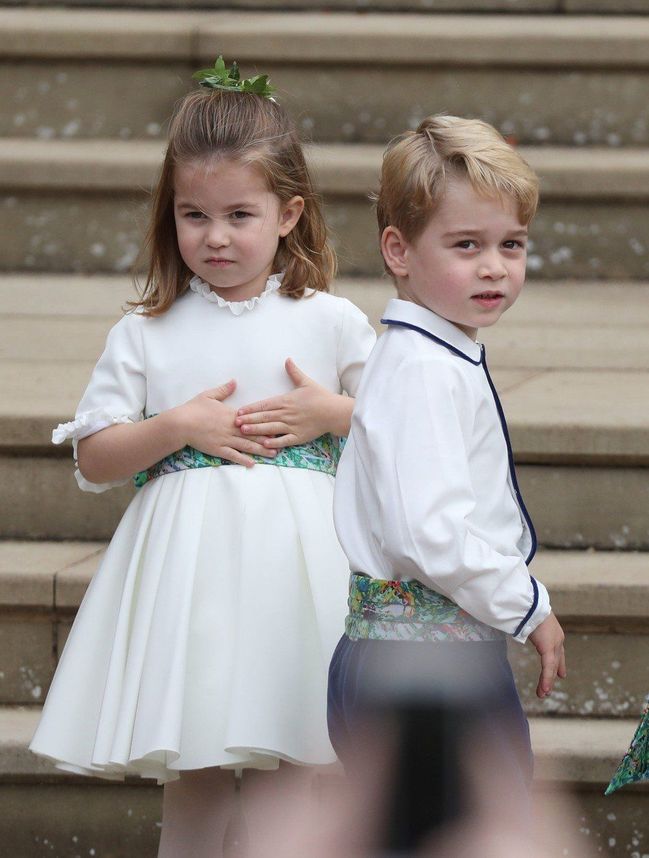 princezna Charlotte a princ George