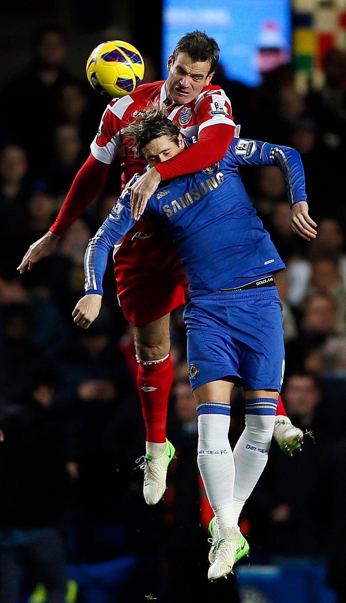 Premier League: Chelsea - QPR: Fernando Torres - Ryan Nelsen