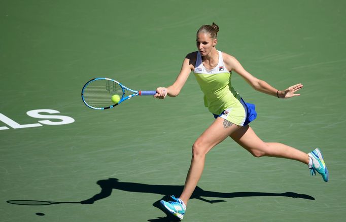 Karolína Plíšková na turnaji v Indian Wells