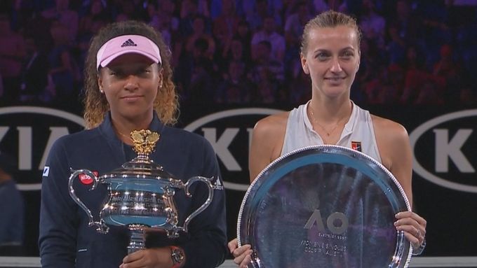 Sestřih finále Australian Open. Petra Kvitová nestačila na Japonku Naomi Ósakaovou.