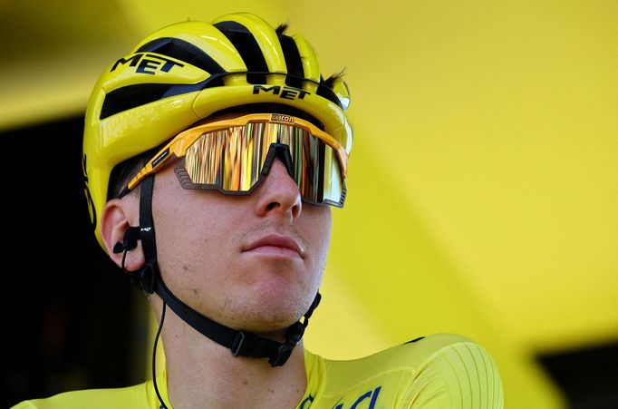 Tadej Pogačar před osmou etapou Tour de France 2025